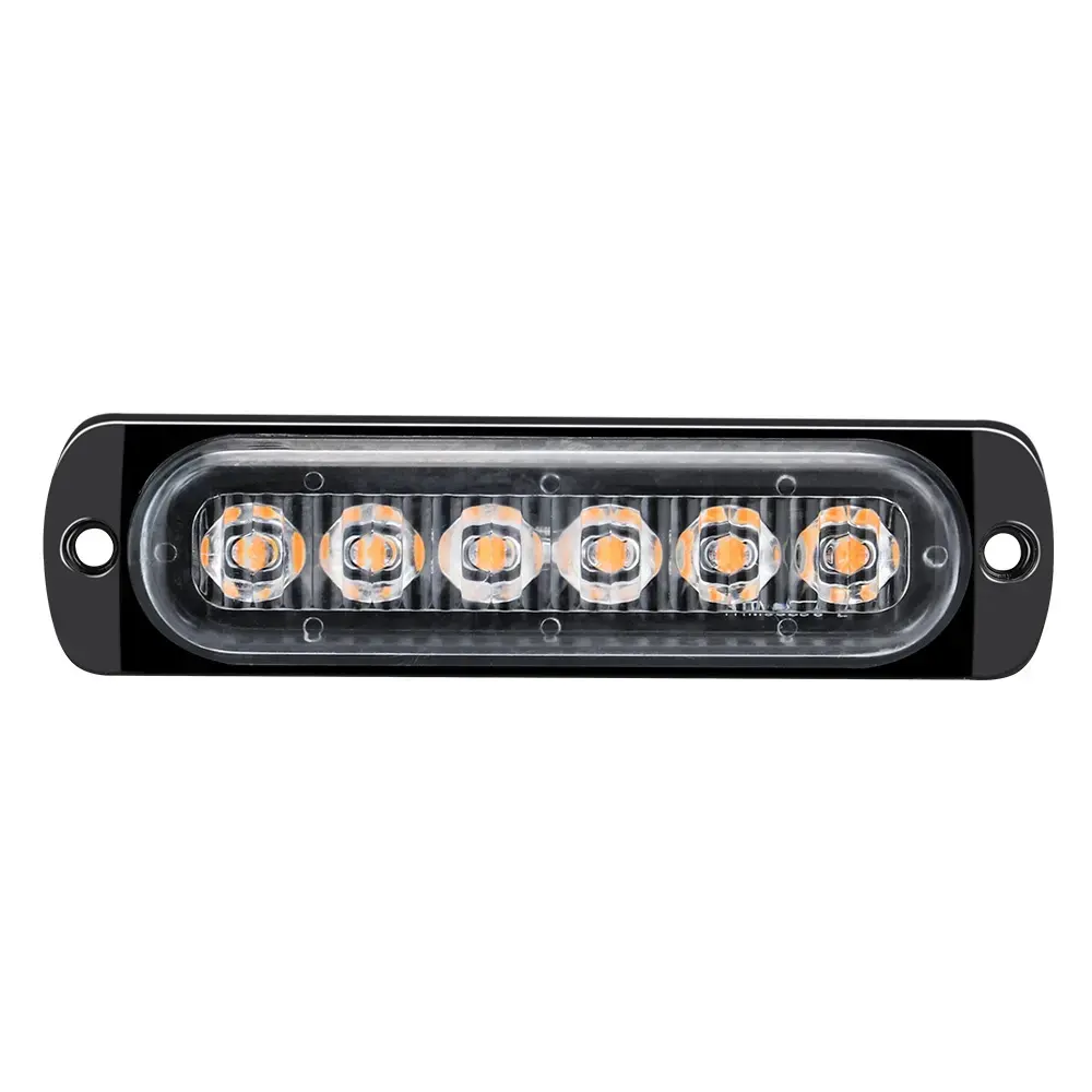 12V 24V accessori auto 6Leds 18W stroboscopici più modalità Flash luci laterali Led lampada camion Pick Up luce camion