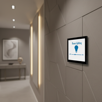 Interrupteur tactile intelligent pour hôtel, écran IPS 4 pouces, panneau de commande central Android pour la domotique, montage mural, contrôle par application USB