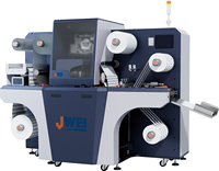 Machine de finition d'étiquettes numériques JWEI RSF-330 pour étiquettes, autocollants et décalcomanies avec découpe, refendage, plastification et retrait de la matrice