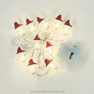 Santa Nạng kẹo hình đồ trang trí Giáng sinh kỳ nghỉ lễ hội Quà Tặng Led treo dây Đồng Cổ Tích chuỗi - Product Image 1