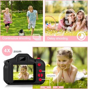 Mini appareil photo numérique pour enfants avec écran Full HD 1080P de 2,4 pouces, prêt pour les selfies - Product Image 2