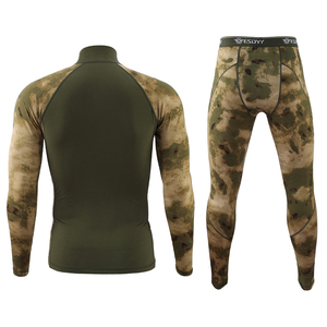 Completo Intimo Termico Mimetico FG Camo ESDY 173 per <span class=keywords><strong>Uomo</strong></span>, Abbigliamento Invernale in Pile per Sport all'Aperto e Ciclismo - Product Image 2