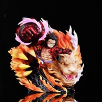 Figura de Acción de Anime Japonés GK TH de PVC, Pirata León Nika Luffy, Ojos Ardientes de Cuatro Etapas que Brillan, en Caja Blister, Unisex