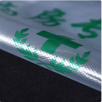 Sac en plastique personnalisé à soufflets latéraux pour pharmacie hospitalière, imprimé sur mesure, avec logo personnalisé pour l'expédition et l'emballage