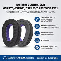 Accessoires de mise à niveau pour casque à isolation phonique confortable SENNHEISER GSP370/GSP300/GSP350/GSP305/GSP301