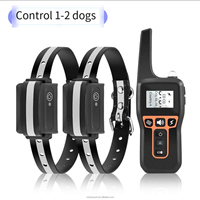 Großhandel Hochwertiges ABS Fernbedienungs-Hundetrainingshalsband Lange Standby-Zeit IPX7 Wasserdicht Wiederaufladbar Elektrischer Schock Piepton Haustiertraining