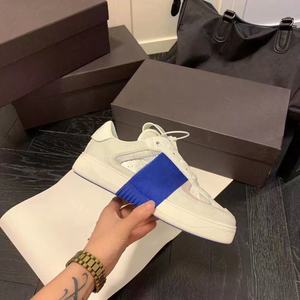 Chaussures décontractées pour hommes et femmes, style rétro sportif, en PU, avec empeigne patchwork, lacets, semelles compensées, bout rond, avec soutien de la voûte plantaire - Product Image 5