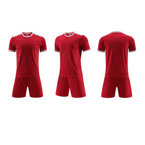 Оптовая продажа, 2526 индивидуальная командная спортивная одежда для взрослых и молодежи, дышащая быстросохнущая футбольная спортивная одежда, футболки 24 и 25 размеров - Product Image 1