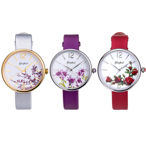 3 ATM Waterproof Japan Quartz Movement Elegant <b>Ladies</b> Leather <b>Watch</b> Stainless Steel Women <b>Dress</b> <b>Watch</b> - Product Image 5