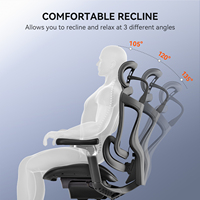 SIHOO C300 chaise de bureau ergonomique soutien lombaire réglable 6D accoudoirs mécanisme de détection de poids intelligent chaise de Posture en maille