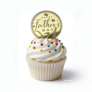 Adorno de acrílico para tartas, para decorador de pasteles, Feliz Día del Padre, Amor Mamá, Soporte para tartas y decoración de cupcakes - Product Image 5