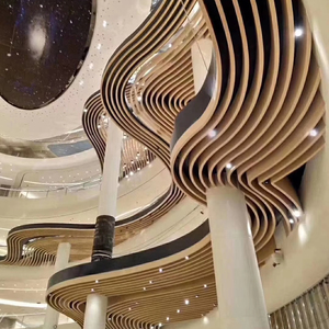 Mur-rideau en tube carré d'aluminium extrudé avec revêtement en fluorocarbone pour appartement - Product Image 1