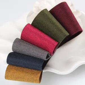 Hàn Quốc Nhập Khẩu Đôi Mặt Polyester Ribbon Bow Quà Tặng Bao Bì Hộp Pre Tie Bow Cho Món Quà Ribbon