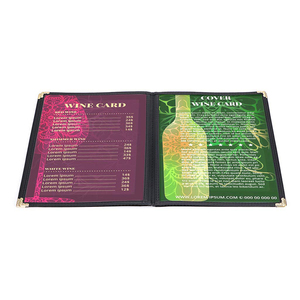 Libro de cubiertas transparentes <span class=keywords><strong>para</strong></span> menú de restaurante, cubierta transparente de PVC, apto <span class=keywords><strong>para</strong></span> tamaño A4, 4 páginas, 8 - Product Image 2