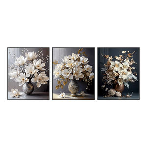 Peintures murales romantiques et colorées en gros pour salon, décorations de luxe pour <span class=keywords><strong>la</strong></span> maison, peintures en porcelaine cristalline - Product Image 6