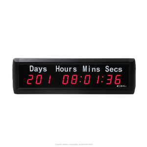 Ganxin led rojo de 9 dígitos pantalla día fecha pequeño temporizador con caracteres ampliado versión - Product Image 1