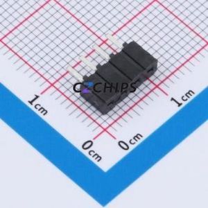 CES-104-01-T-S Pin Socket Through hole Component (THT),P=2.54mm Connector 2.54mm Square Hole Through Hole Single Row - Product Image 1