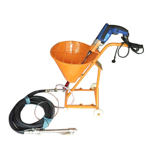 Machine automatique de pulvérisation de mortier de ciment, machine de sablage pour murs extérieurs, petite machine à plâtrer, haute efficacité - Product Image 1
