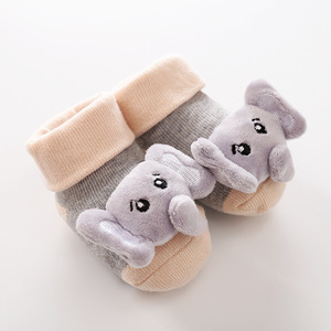 <span class=keywords><strong>Calcetines</strong></span> de dibujos animados <span class=keywords><strong>para</strong></span> bebé recién nacido, zapatos <span class=keywords><strong>para</strong></span> caminar, invierno, mantener el calor, <span class=keywords><strong>calcetines</strong></span> de suelo, gran oferta - Product Image 5
