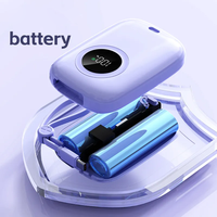 Mini batterie externe portable 10000 mAh avec logo OEM, charge rapide PD Type-C, haute efficacité 20W