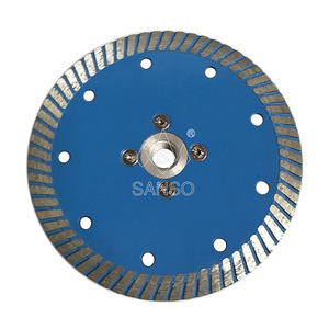 ใบเลื่อยเพชรแบบกดร้อนขนาด <span class=keywords><strong>125</strong></span> มม. พร้อมโครงสร้างแบบคลื่น สำหรับตัดหินแกรนิต หินอ่อน เซรามิก และกระเบื้อง - Product Image 1