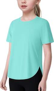 OEM เสื้อยืดกีฬาสำหรับผู้หญิง, เสื้อเบลาส์และคริกเก็ตซักได้สำหรับเด็กผู้หญิง - Product Image 3