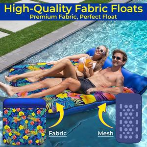 Gonflable <span class=keywords><strong>Double</strong></span> Flottant Tissu Couverture Inclinable Adulte Eau Jouet pour <span class=keywords><strong>Bain</strong></span> <span class=keywords><strong>de</strong></span> <span class=keywords><strong>Soleil</strong></span> et Piscine Trempage Eau Matelas - Product Image 2