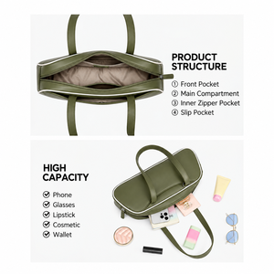 Nuevo Estilo de Moda, Bolso de Hombro Pequeño para Mamá, Bolso de Mano de Cuero Vegano PU para Mujer, Bolsos Cruzados de Béisbol, Bolsos para Eventos Deportivos, Estampado de Leopardo - Product Image 2