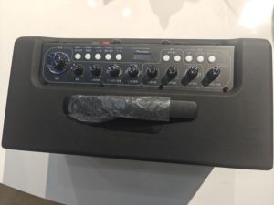 Amplificateur de guitare portable <span class=keywords><strong>Pioneer</strong></span> 100W à double haut-parleur de 4 pouces avec microphone UHF pour karaoké de fête - Product Image 2