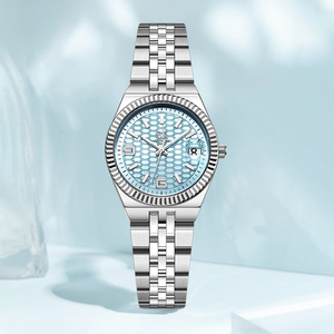 Reloj de Pulsera para Mujer SK para el Mercado Coreano, Diseño Simple y Bonito, Correa de Acero Inoxidable, Reloj de Moda, Gran Venta - Product Image 3