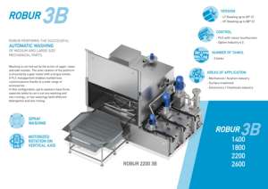 Fabriqué en Italie Robur 2600 3B Pièces de pulvérisation électriques industrielles Laveuse Machine Spray Cleaner pour les ateliers de réparation de machines - Product Image 3