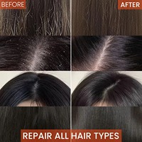 Shampooing Capillaire Hydratant Lissant Naturel pour Cheveux Secs et Bouclés, Soin des Cheveux à Marque Blanche pour Tous Types de Cheveux