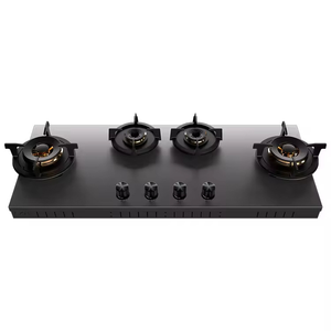 Table <span class=keywords><strong>de</strong></span> <span class=keywords><strong>cuisson</strong></span> à gaz encastrable 4 brûleurs avec allumage électronique, classe A d'efficacité énergétique, alimentée par batterie, portable, en verre - Product Image 5