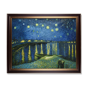 Trang Trí Nhà Cửa Bằng Vải Bạt Thủ Công Chất Lượng Cao Nghệ Thuật Quán Cà Phê Sân Thượng Văn Gogh Tác Phẩm Nghệ Thuật Sao Chép Bức Tranh Của Nghệ Sĩ Nổi Tiếng - Product Image 4