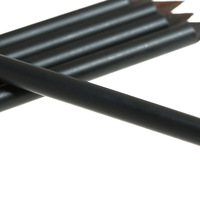 Crayons de golf courts en bois noir avec logo personnalisé, mini-crayons de poche, ensemble de crayons promotionnels pour mariage, enquête, hôtel, articles de toilette
