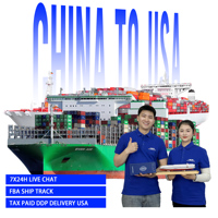 Perabotan Barang Rumah Tangga Kargo Palet DDP DDU Pengirim Barang China ke AS LCL FCL Pengiriman Laut Pintu ke Pintu Bea Cukai Terpenuhi Pajak Terbayar 3PL