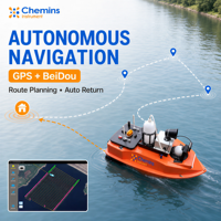Bateau autonome de surveillance de la qualité de l'eau MF-1000 avec capteur multiparamètre, système de données en temps réel 4G GPS BeiDou, protection IP68