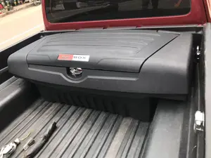 Scatola di raccolta del produttore pickup impermeabile pick up cassetta degli attrezzi in plastica nera di stoccaggio universale