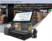 Terminal POS pour la gestion des stocks de commande de table de restaurant et le traitement des paiements