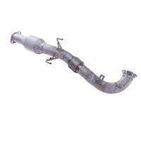 Knalpot Stainless Steel Berkinerja Tinggi 1.5mm Finishing Cermin untuk GAC Motor Empow R 2.0T 1.5T 2021-2025 Downpipe Heat Shield