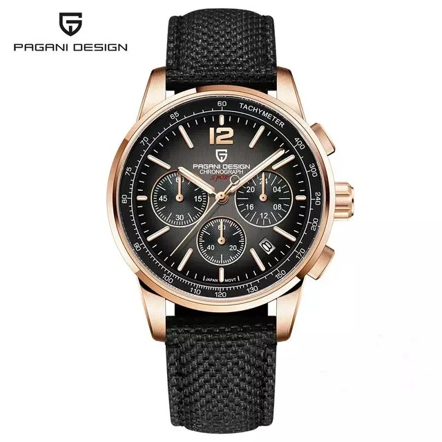 PAGANI DESIGN YS008 Luxury Business Mens Quartz Chronograph Watch Waterproof Sapphire Vk63 Male Watch