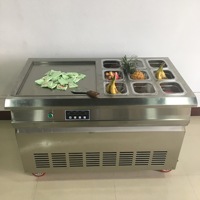 Frozen Yogurt <strong>Roll</strong> <strong>Machine</strong> Thai <strong>Ice</strong> Cream <strong>Roll</strong> Maker for Cafe & <strong>Ice</strong> Cream Parlor