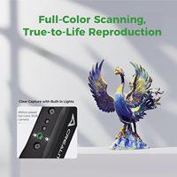 Scanner 3D Creality Otter Lite Basic Précision 0,05 mm Acrylique couleur pleine noir 415 g Léger pour objets petits et moyens
