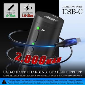 XNET E1 2000 мАч Бессердечный двигатель 2,0-4,2 мм регулируемый ход Профессиональная Беспроводная Машинка для татуировок полный комплект - Product Image 5