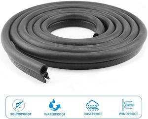 Tùy chỉnh bền EPDM cao su U-kênh hình dạng cạnh cắt niêm phong Dải cửa xe bảo vệ cửa xe U-Loại kênh cao su ô tô - Product Image 4