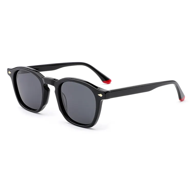 2024 venta al por mayor nuevas gafas de sol de acetato de moda Vintage estilo redondo clásico gafas de alta calidad para hombres y mujeres