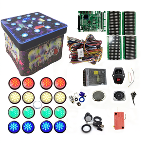 Kit de Arcade Operado con Monedas DIY para 4 Jugadores: Captura de Frijoles Traviesos con Luz de Redención para Fuente de Alimentación de 110/220V (Versión en Inglés) - Product Image 1