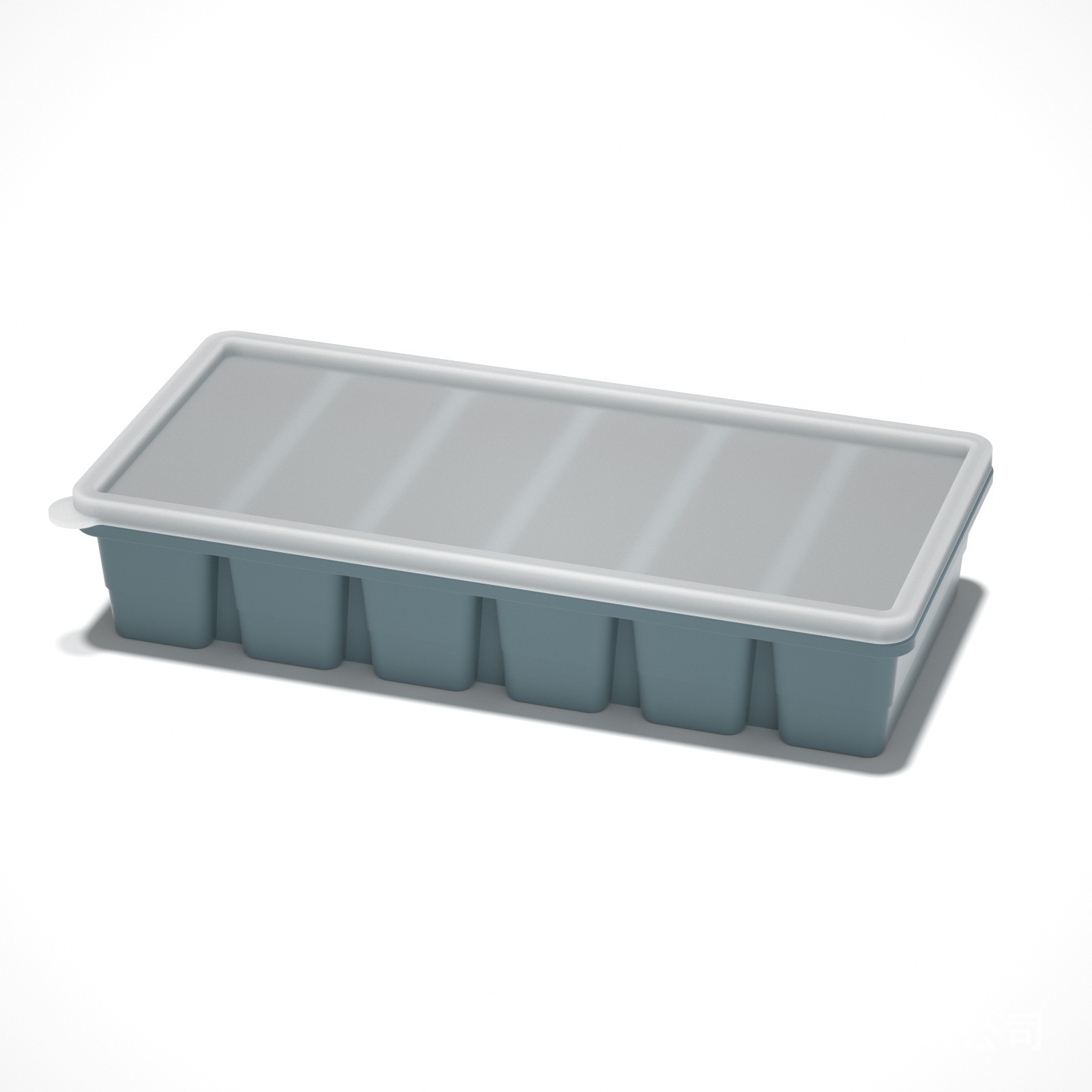 Moule à 6 bandes en silicone épaissi gris bleu platine