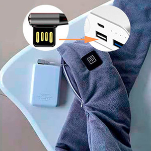 Rechargeable USB Heated <b>Scarf</b> Winter Warm Heated <b>Scarf</b> Neck Heating Pad With 3 Temperature Control For Women - Product Image 4