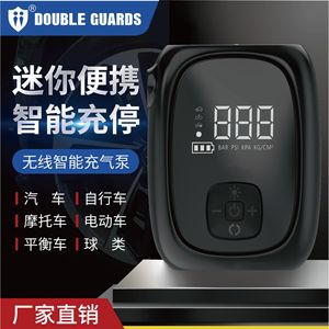 Portable Tire Inflator 12V LED Display Single Cylinder For <b>Car</b> MPV Black Plastic - Product Image 2